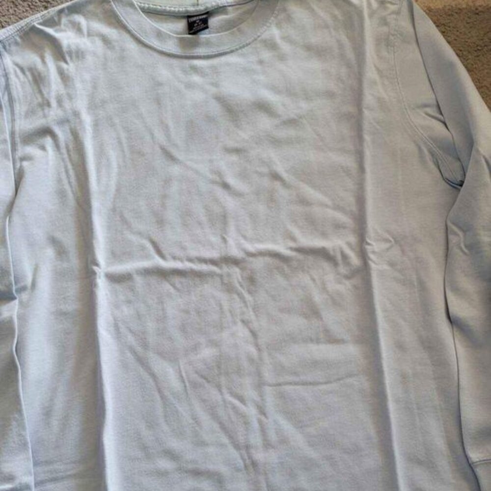 Womens Size Medium Lands End Blue Shirt